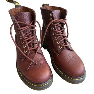 Dr Martens Ambassador Leather 1460 Lace-Up Boots - Men Size 7